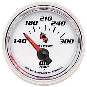 2-1/16" датчик температуры масла, 140- 300`F, SSE, C2 AUTO METER #7148 Oil Temperature