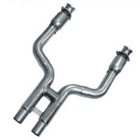 60-42-CATH KOOKS HEADERS 3" x 2 3/4" OEM Exhaust Catted H Pipe. Используется только с коллектором Kooks для: FORD MUSTANG GT