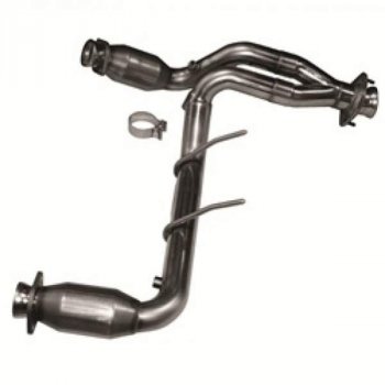 6037-YCAT KOOKS HEADERS 2,5" x 2,5" OEM Exhaust Catted Y Pipe. Используется только с коллектором Kooks для: FORD MUSTANG 2005-2010 Ford Mustang V6 4.0L
