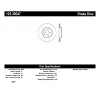 125.39047 Тормозные диски Premium LAND ROVER, VOLVO зад