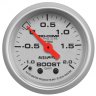 4303-M2 AUTO METER 2-1/16" (52.4mm) давление наддува и разряжения -1/+2 BAR