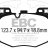 DP22302 EBC Brakes Greenstuff тормозные колодки перед. BMW 3XX, 4XX, 5XX, 6XX, 7XX, Z4; TOYOTA GR Supra, Supra