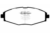 DP1212 EBC Brakes Ultimax2 Тормозные колодки перед  CHEVROLET Matiz; DAEWOO Lanos, Matiz