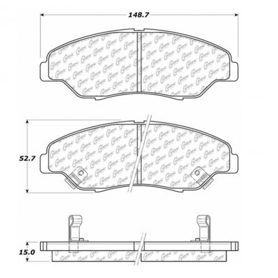106.07740 Тормозные колодки PosiQuiet Extended Wear KIA Подходят для: