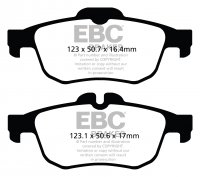 DP32124C EBC Brakes Тормозные колодки зад RENAULT