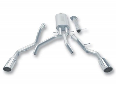 140225 Выпускная система BORLA Настроенный выпуск Chevrolet Silverado, GMC Sierra 2005 Chevrolet Silverado, GMC Sierra