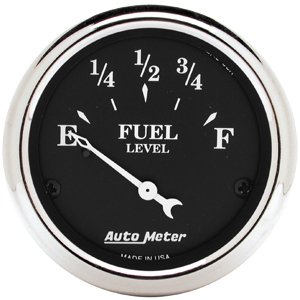 2" датчик уровня топлива, 0 E/30 F, OLD TYME BLACK AUTO METER #1718 Fuel Level