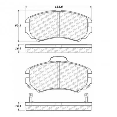 309.09240 StopTech Тормозные колодки Performance Pads HYUNDAI 