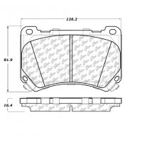 105.13960 Тормозные колодки Posi-Quiet Ceramic HYUNDAI