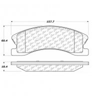 106.09450 Тормозные колодки PosiQuiet Extended Wear JEEP