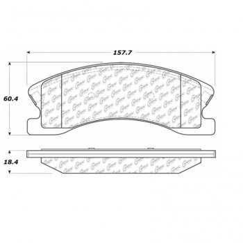 106.09450 Тормозные колодки PosiQuiet Extended Wear JEEP 
