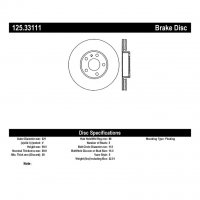 125.33111 Тормозные диски Premium AUDI перед