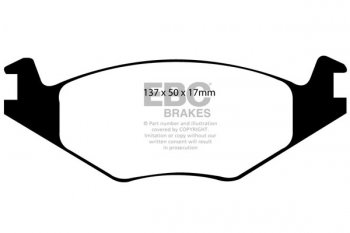 DP1084 EBC Brakes Ultimax2 Тормозные колодки перед  SKODA Felicia; VOLKSWAGEN Caddy, Polo выпуска 1994-2001 года