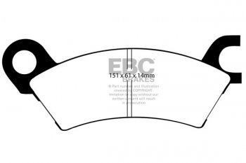 DP441 EBC Brakes Ultimax2 Тормозные колодки перед  MAZDA 929 выпуска 1979-1987 года