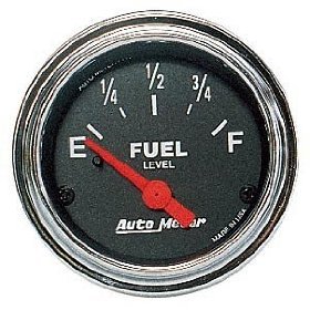 2" датчик уровня топлива, 240 E/33F AMP, SSE AUTO METER #2516 2516 Traditional Chrome Electric Fuel Level Gauge