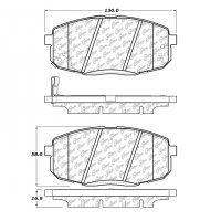 105.13970 Тормозные колодки Posi-Quiet Ceramic HYUNDAI, KIA