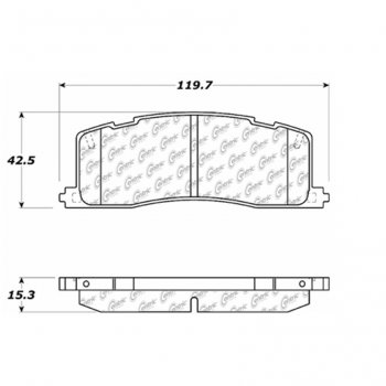 106.05010 Тормозные колодки PosiQuiet Extended Wear TOYOTA ; TOYOTA/PREVIA